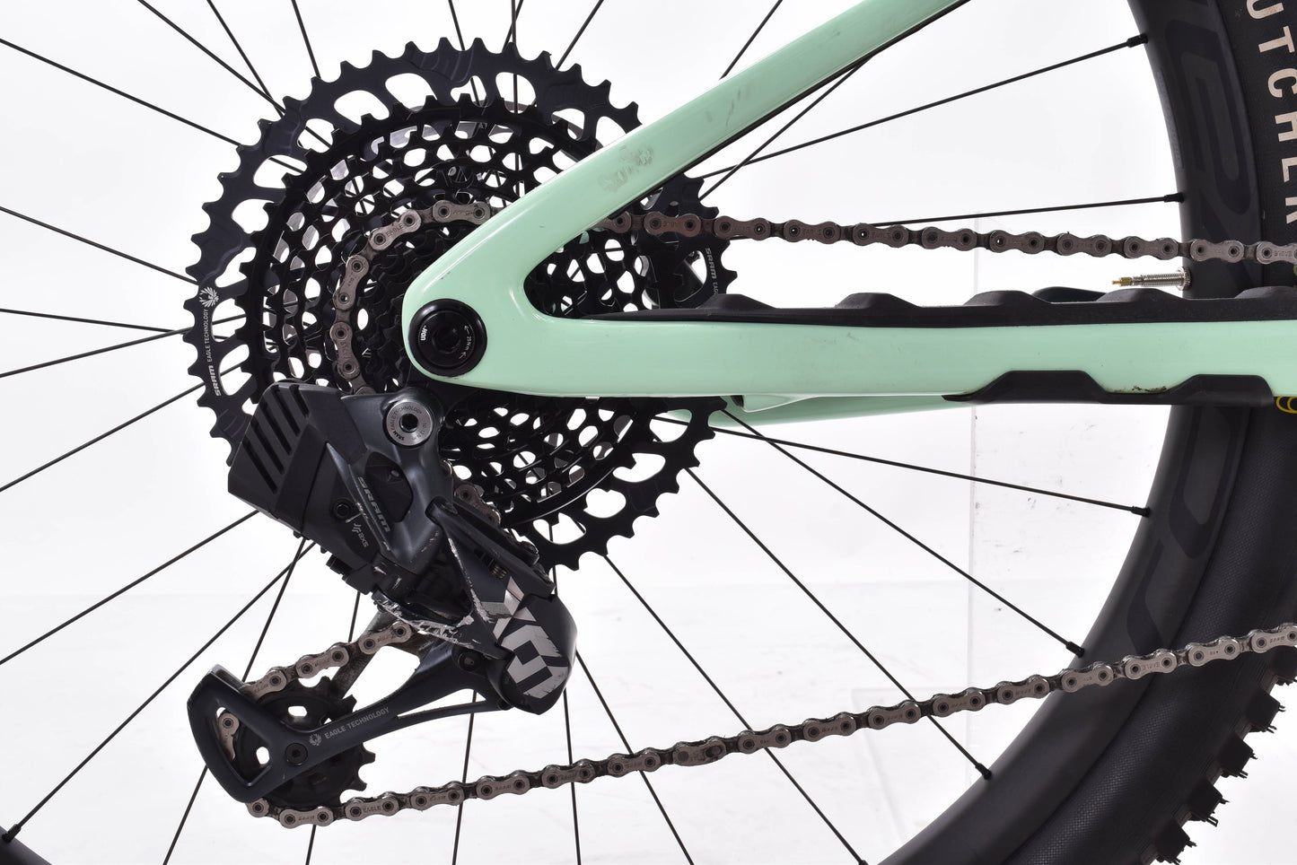 USED 2022 Specialized Stumpjumper Pro S4 Carbon Mountain Bike SRAM X01 AXS Eagle Roval Carbon Rims