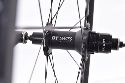 USED DT Swiss PR 1400 DICUT OXiC 700C Alloy Road Wheelset SRAM XDR/Shimano HG11 Quick Release Rim Brake Tubueless