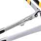 USED Cannondale SuperSix EVO 48cm Carbon Road Bike Frame Rim Brake Grey Orange