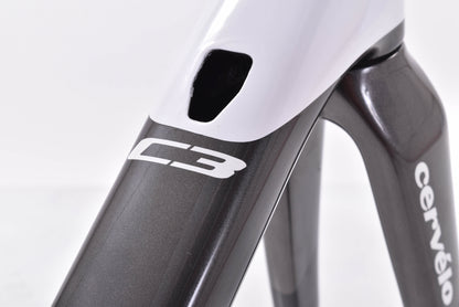 USED 2018 Cervelo C3 Disc 51cm Carbon Road Frame Black/White/Grey