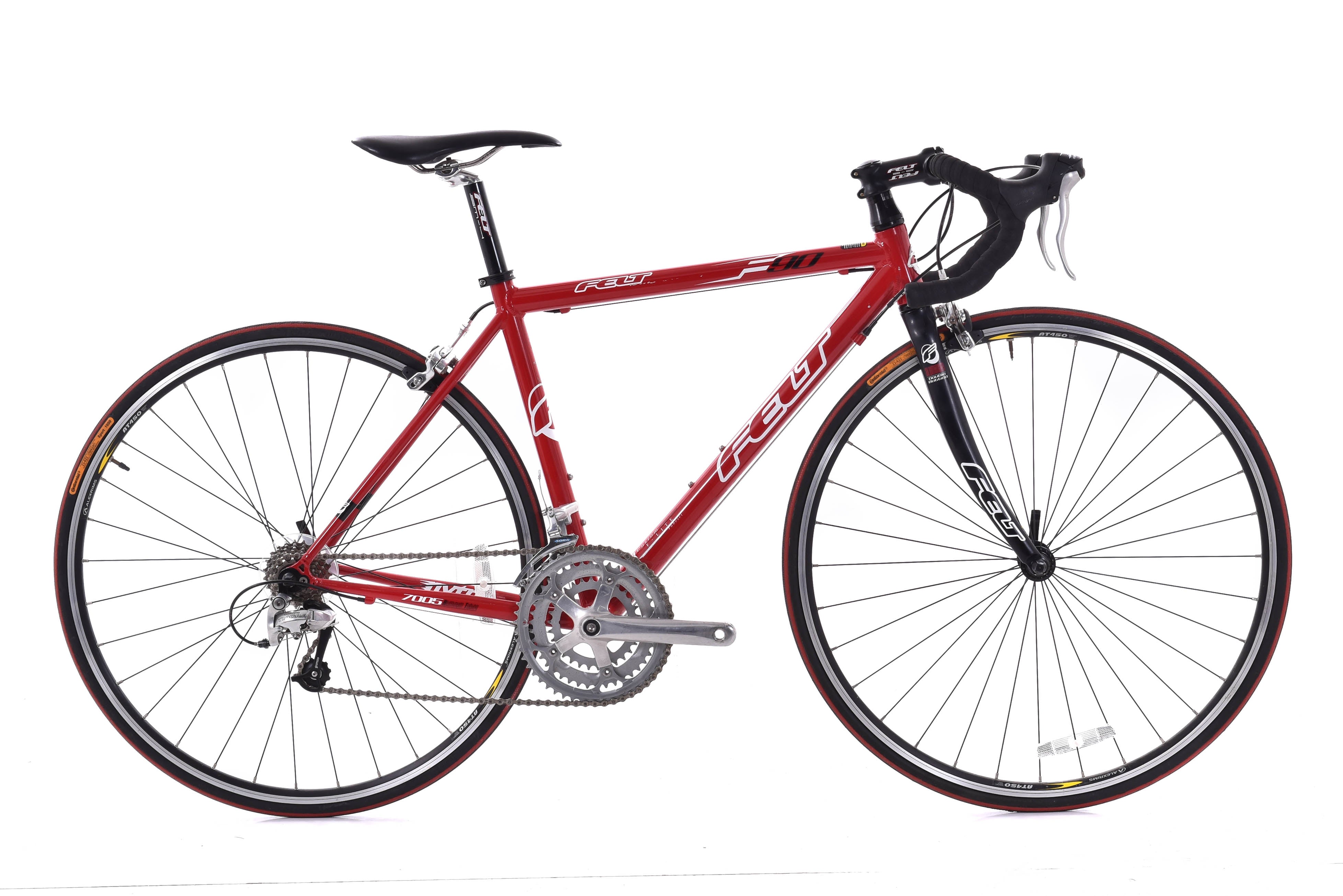 USED Felt F90 Aluminum Road Bike 52cm 3x8 speed Shimano Sora Red
