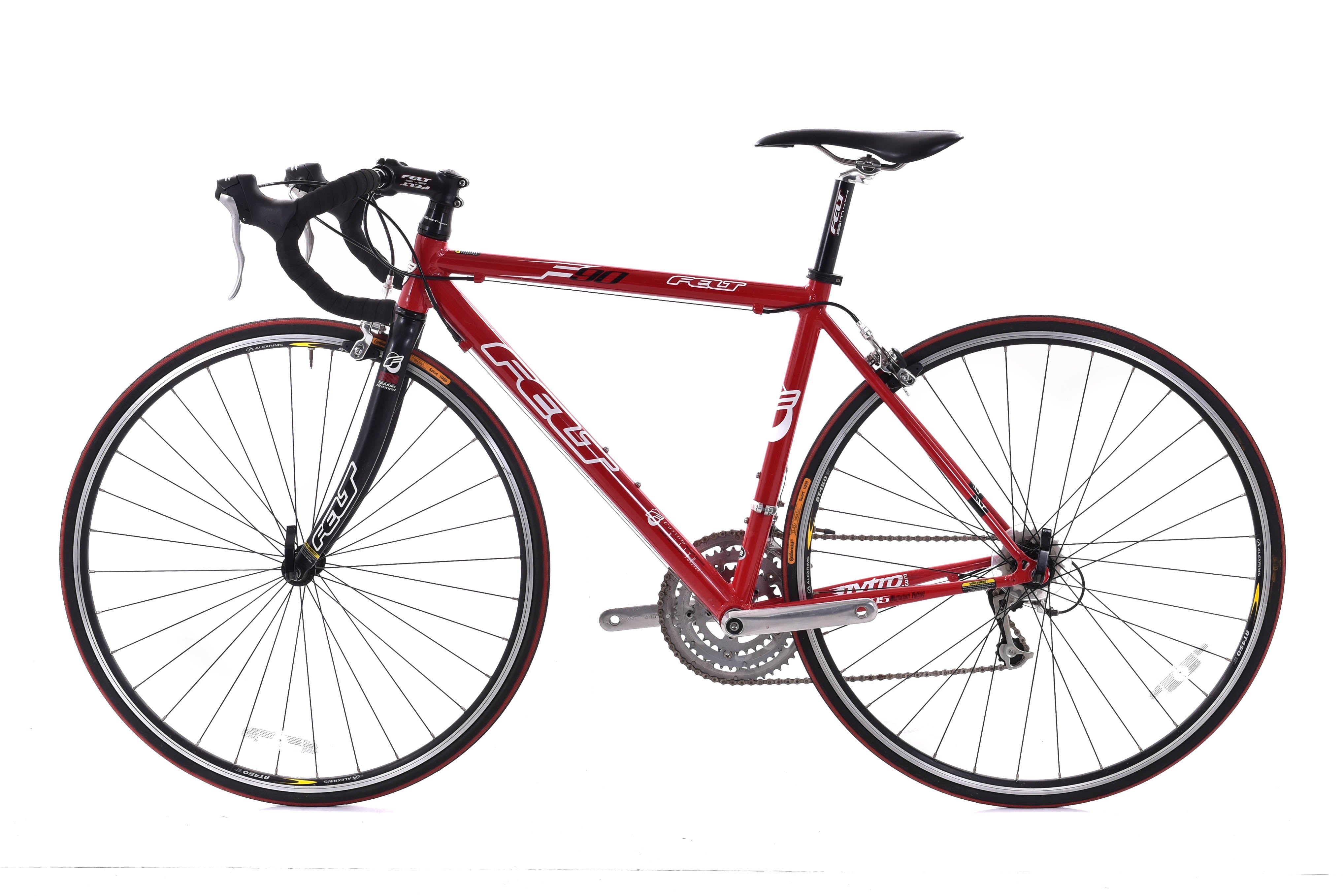 USED Felt F90 Aluminum Road Bike 52cm 3x8 speed Shimano Sora Red