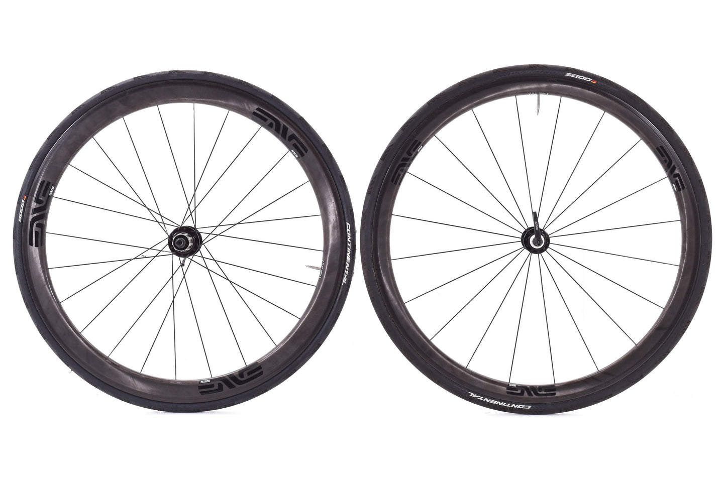 USED ENVE SES 3.4 700C Rim Brake QR Road Wheelset w/ Chris King R45 Hubs Shimano HG 11 speed