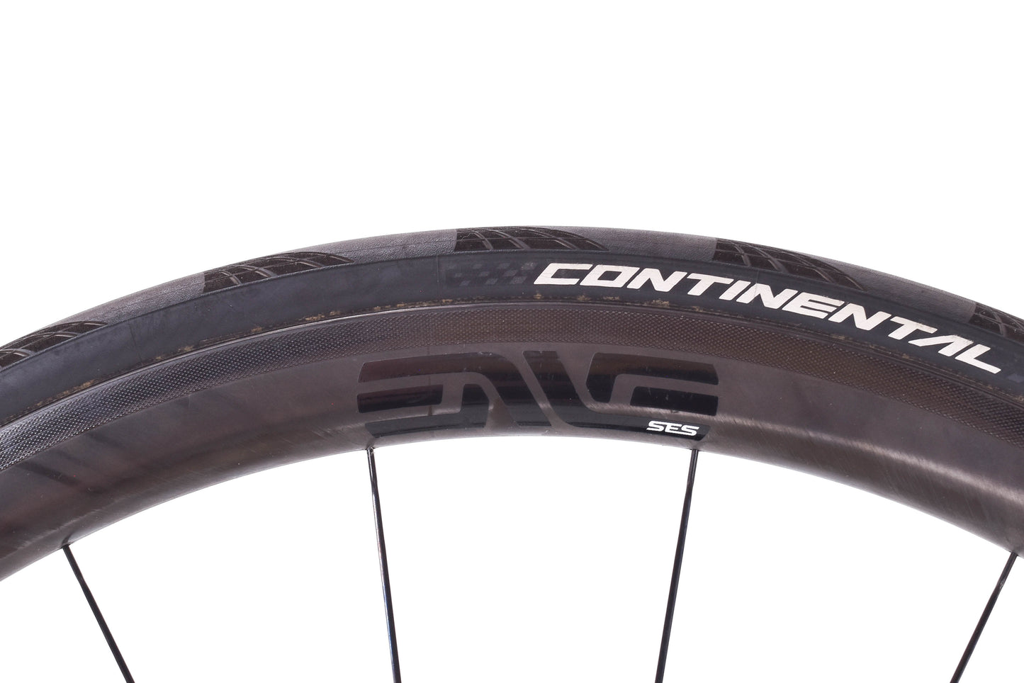 USED ENVE SES 3.4 700C Rim Brake QR Road Wheelset w/ Chris King R45 Hubs Shimano HG 11 speed