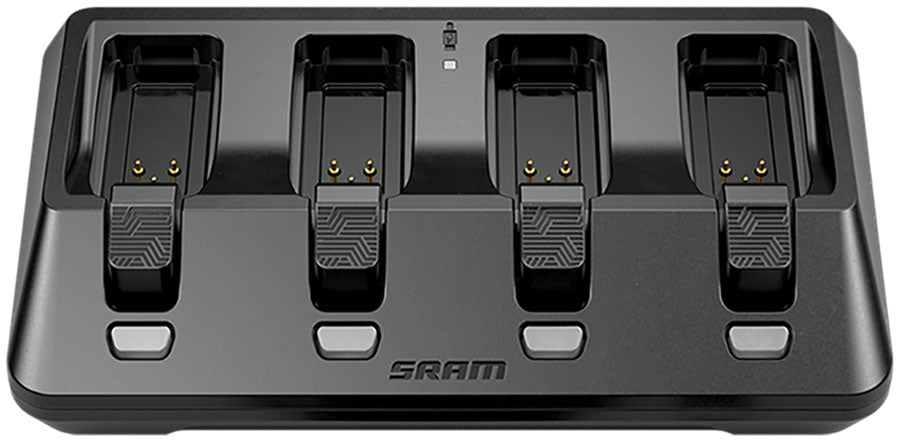 NEW SRAM AXS 4-Port Battery Charger w/o Cord - Compatible with AXS Batteries used on eTap and RockShox AXS Components (Battery sold separate)