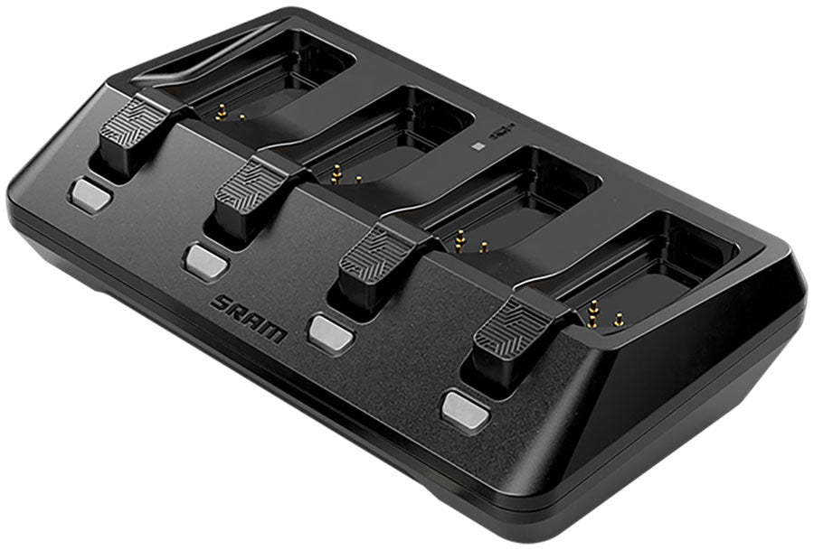 NEW SRAM AXS 4-Port Battery Charger w/o Cord - Compatible with AXS Batteries used on eTap and RockShox AXS Components (Battery sold separate)