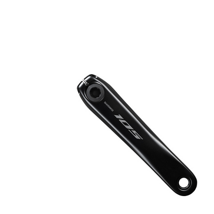 NEW Shimano 105 FC-R7100 Crankset - 12-Speed, 110 Asymmetric BCD, Hollowtech II Spindle Interface, Black - Around the Cycle