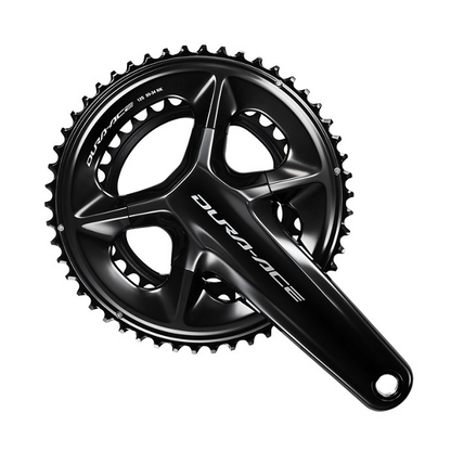 NEW Shimano Dura-Ace FC-R9200 Crankset - 12-Speed, Hollowtech II Spindle Interface, Black - Around the Cycle