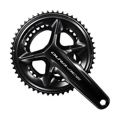 NEW Shimano Dura-Ace FC-R9200 Crankset - 12-Speed, Hollowtech II Spindle Interface, Black - Around the Cycle