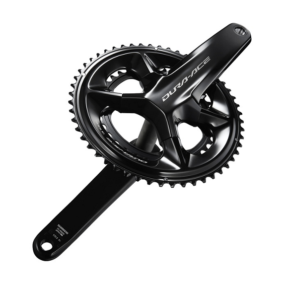 NEW Shimano Dura-Ace FC-R9200 Crankset - 12-Speed, Hollowtech II Spindle Interface, Black - Around the Cycle