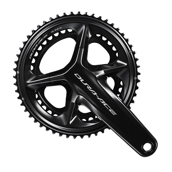 NEW Shimano Dura-Ace FC-R9200 Crankset - 12-Speed, Hollowtech II Spindle Interface, Black - Around the Cycle