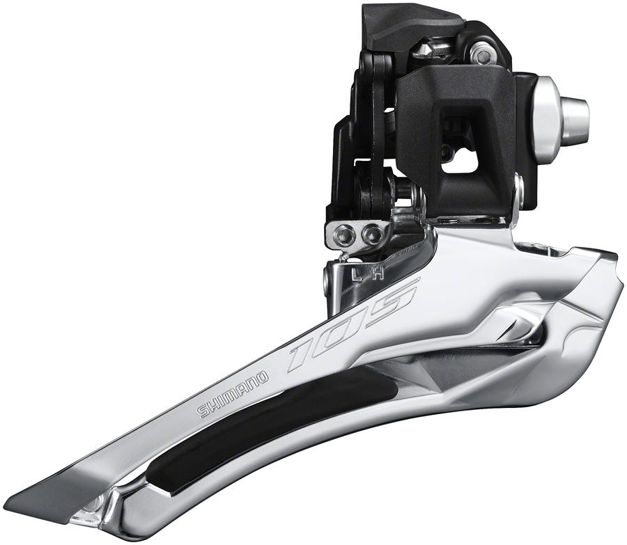 NEW Shimano 105 FD-R7100-F Front Derailleur - 12-Speed, Double, Braze-On, Down-Swing, Down-Pull, 52t Max - Around the Cycle