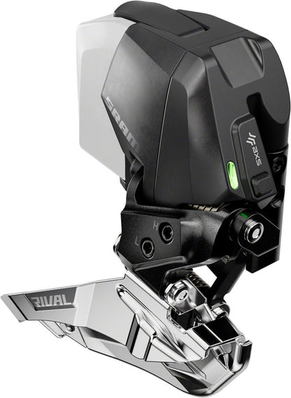 NEW SRAM Rival AXS Front Derailleur - 2x12-Speed, Braze-on, (Battery Not Included), Black, E1 - Around the Cycle
