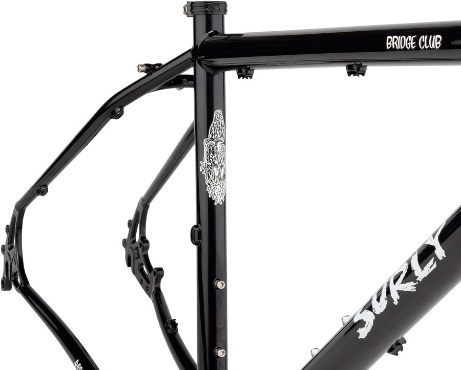 NEW Surly Bridge Club Frameset - 27.5"/700c, Steel, Trevor's Closet Black