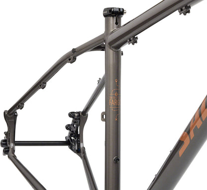 NEW Salsa Fargo Bikepacking Gravel All-Road Frameset - 29", Steel, Black - Around the Cycle