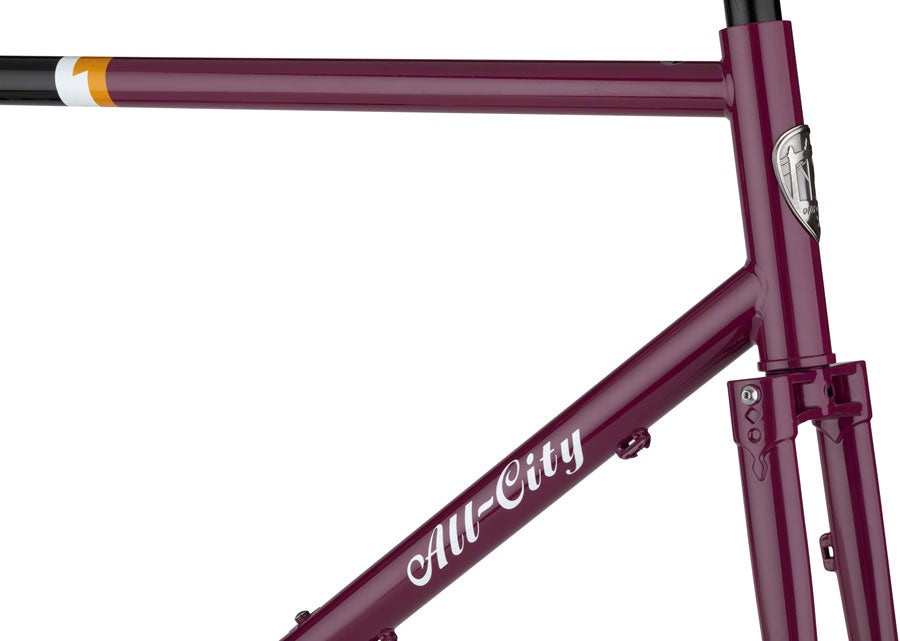 NEW All-City Gorilla Monsoon 650b Frameset, Charred Berry