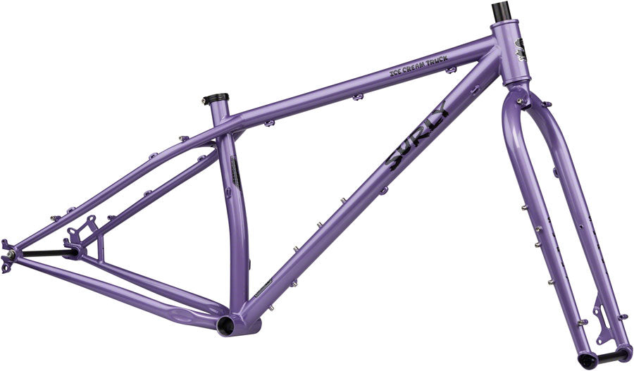 NEW Surly Ice Cream Truck Fat Bike Frameset - 26", Steel, Taro Milk Tea - Around the Cycle
