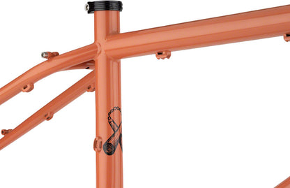NEW Surly Karate Monkey Mountain Bike Frameset - 27.5/29", Steel, Peach Salmon Sundae