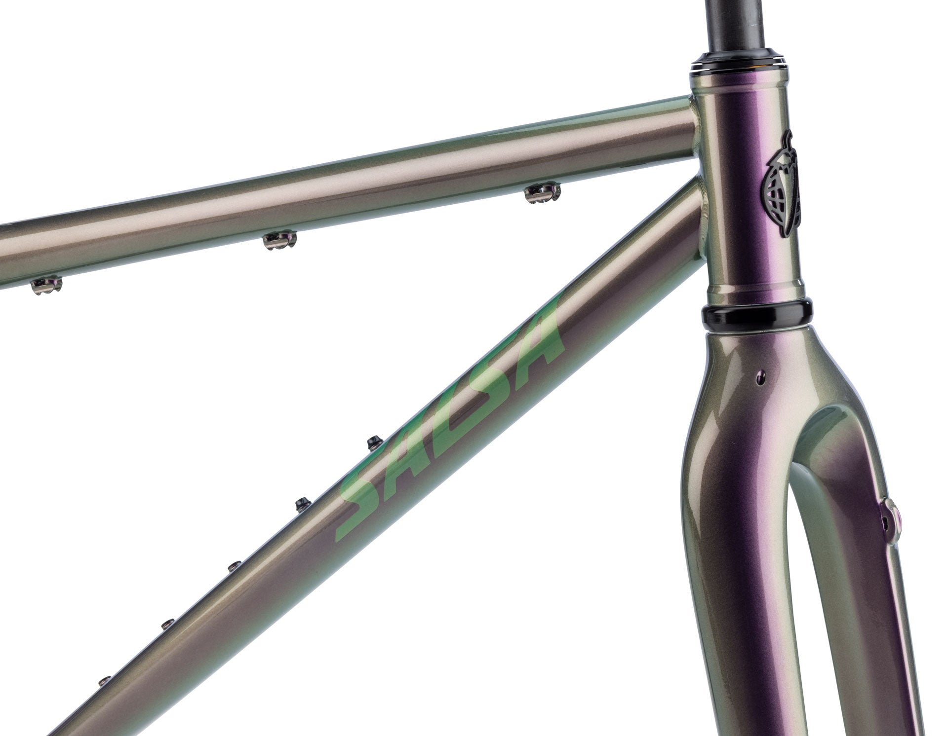 NEW Salsa Fargo 32 Frameset - 32", Steel, Pearl Orchid - Around the Cycle