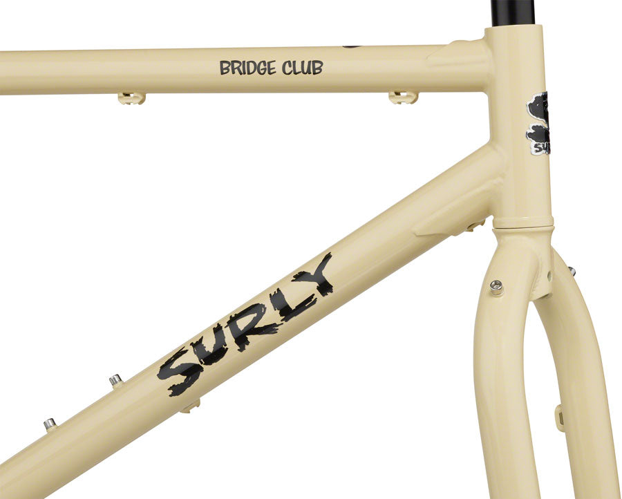 NEW Surly Bridge Club Gravel Touring Adventure Frameset - 27.5"/700c, Steel, Whipped Butter - Around the Cycle
