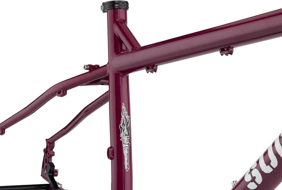 NEW Surly Ogre Adventure Bike Frameset - 29", Steel, Fermented Plum