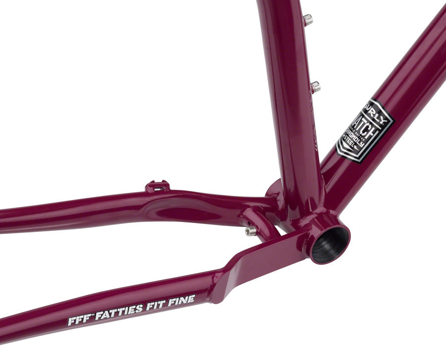 NEW Surly Ogre Adventure Bike Frameset - 29", Steel, Fermented Plum