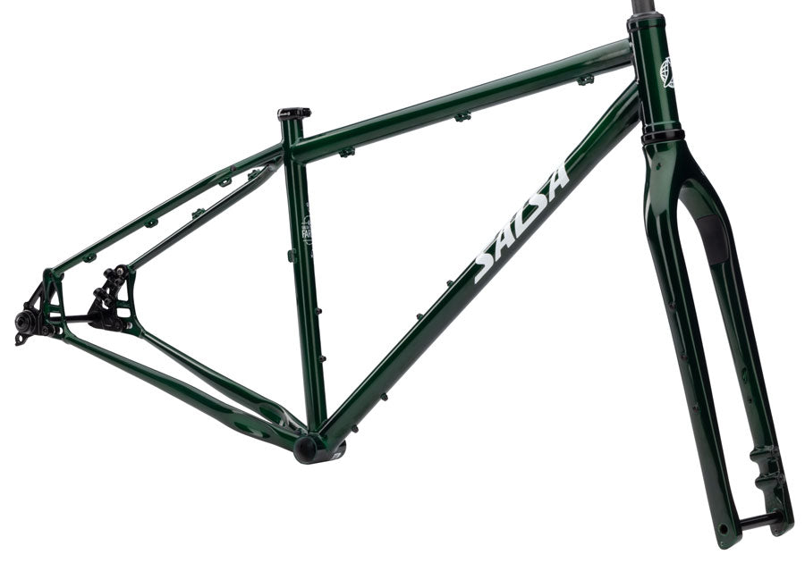 NEW Salsa Fargo Adventure / Bikepacking Frameset - 29", Steel, Peat Moss