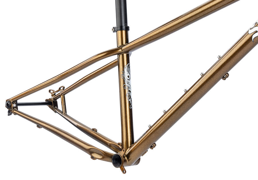 NEW Surly Sorceress Hardtail Mountain Frame - Steel, Hot Honey Bling