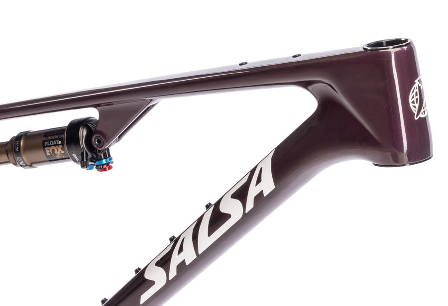 NEW Salsa Spearfish C Deluxe Frame - 29" Carbon, Black/Deep Orchid Carbon