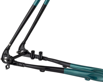 NEW All-City Super Professional Frameset - Night Jade City Gravel Bike Frame - Around the Cycle
