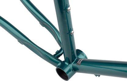 NEW All-City Super Professional Frameset - Night Jade City Gravel Bike Frame - Around the Cycle