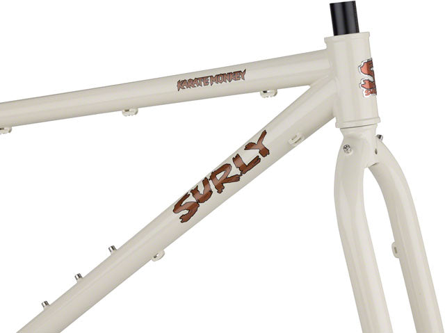 NEW Surly Karate Monkey Mountain Bike Frameset - 27.5/29", Steel, Snow Mold - Around the Cycle