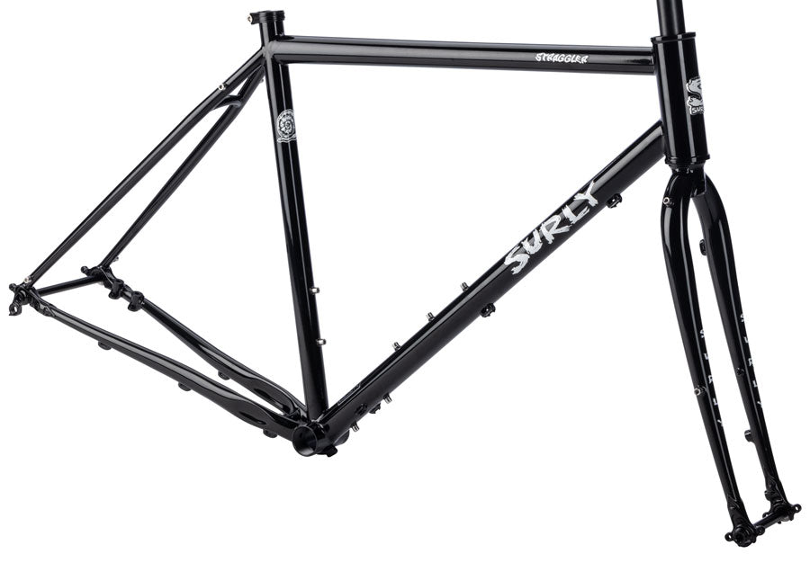 NEW Surly Straggler Steel Gravel Frameset - Hi Viz Black