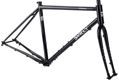 NEW Surly Straggler Steel Gravel Frameset - Hi Viz Black