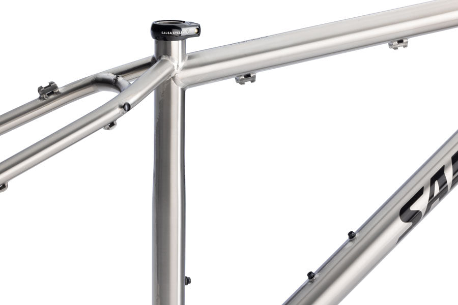 NEW Salsa Fargo Ti Adventure / Bikepacking Frameset - 29", Brushed Titanium