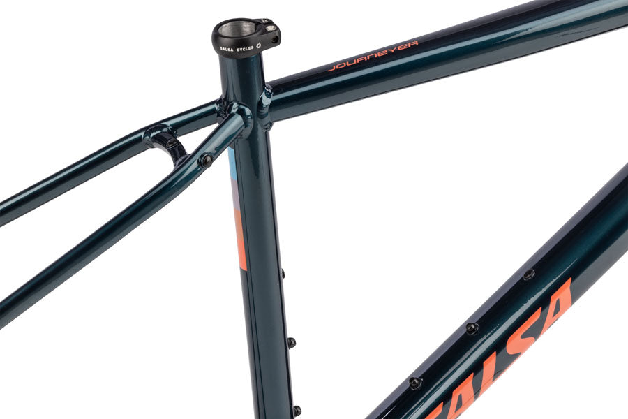 NEW Salsa Journeyer Drop Bar Gravel Frameset - Aluminum, Midnight Blue, 650b/700c