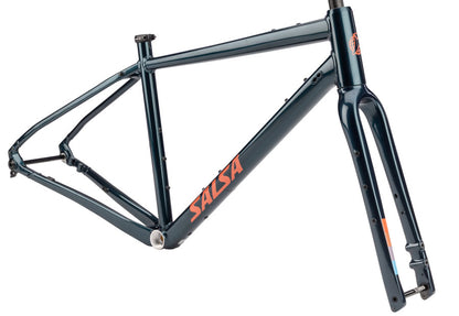 NEW Salsa Journeyer Drop Bar Gravel Frameset - Aluminum, Midnight Blue, 650b/700c