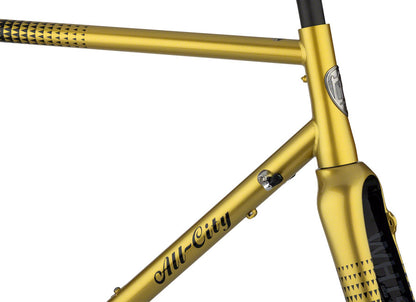 NEW All-City Zig Zag Frameset - 700c, Steel, Golden Leopard - Around the Cycle