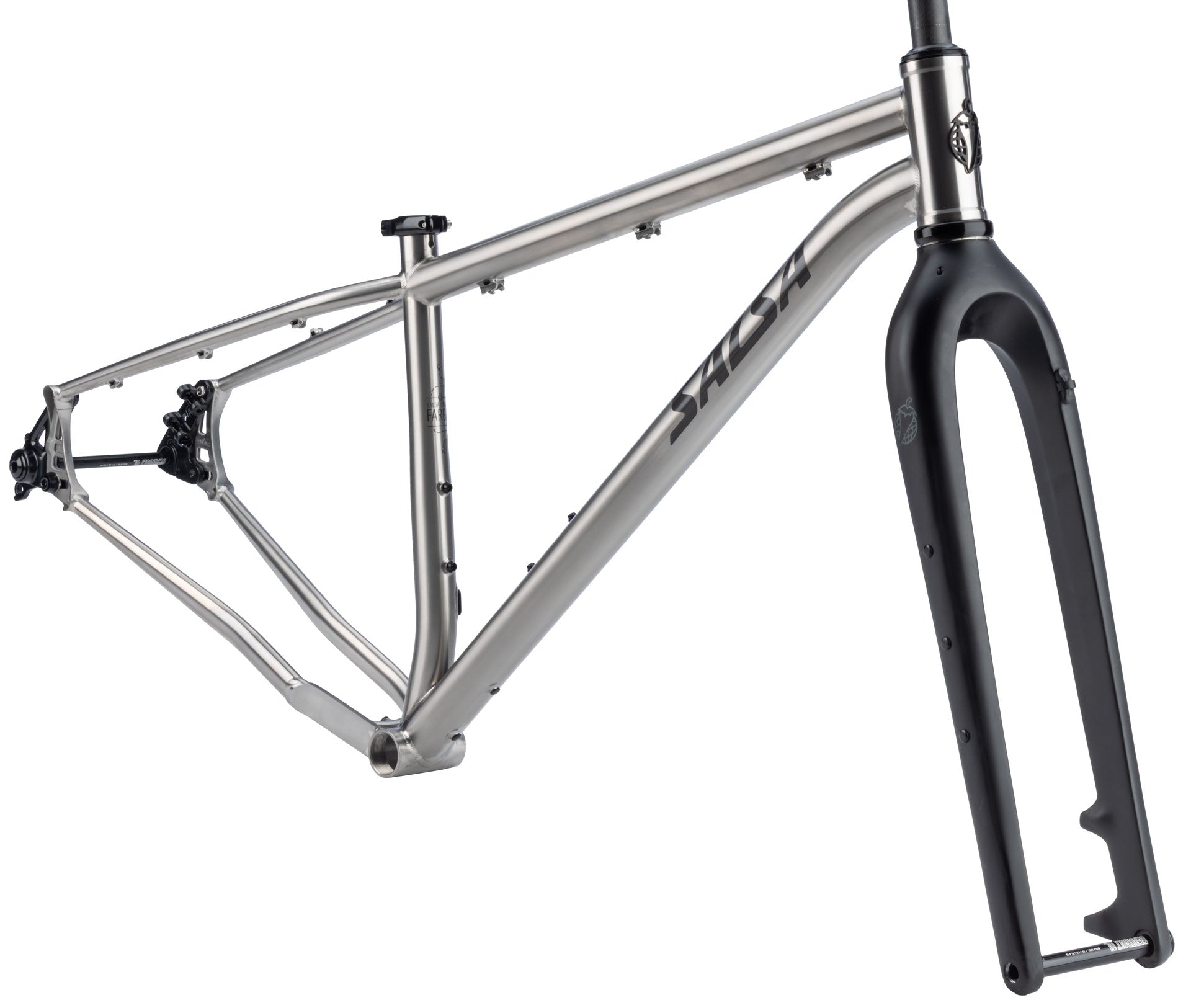 NEW Salsa Fargo 32 Ti Frameset - 32", Titanium, Brushed Titanium - Around the Cycle