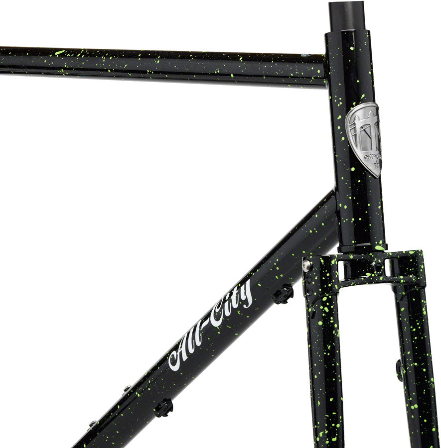 NEW All-City Gorilla Monsoon 650b/700c Steel Gravel Frameset, Slimer Lime - Around the Cycle