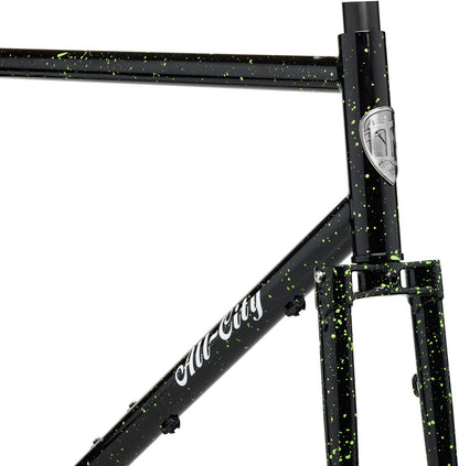 NEW All-City Gorilla Monsoon 650b/700c Steel Gravel Frameset, Slimer Lime - Around the Cycle