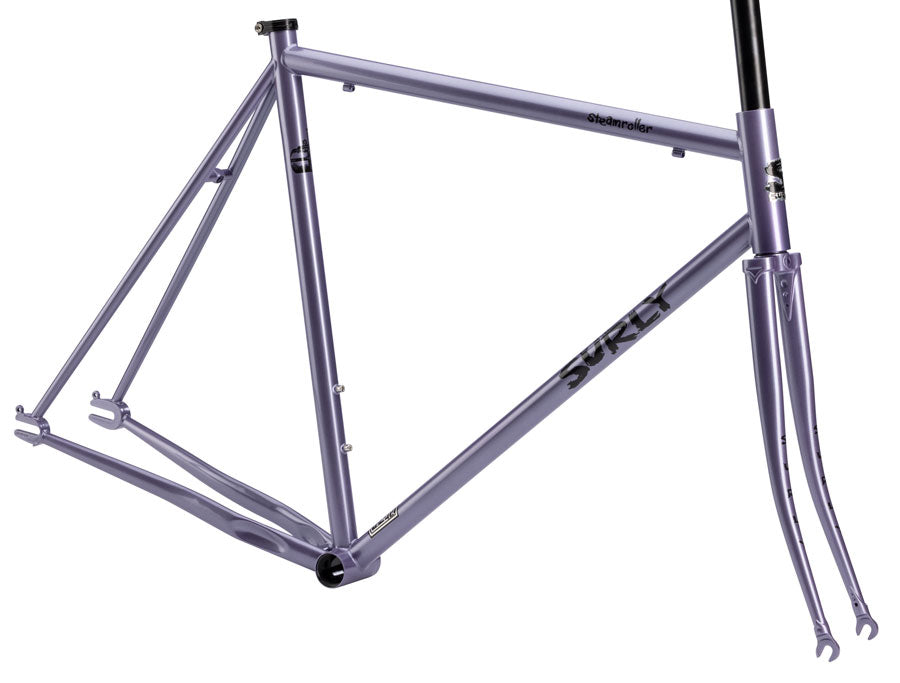 NEW Surly Steamroller Track / Fixed Gear Frameset - 700c, Steel, Anxious Lavender