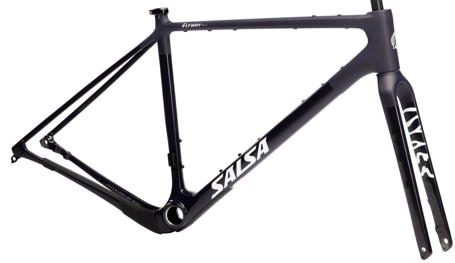 NEW Salsa Flyway C DLX Gravel / All-Road Frameset - 700c, Carbon, Midnight