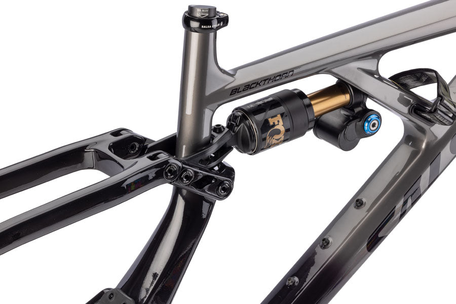 NEW Salsa Blackthorn 145 C All-Mountain Frame - Carbon, Black / Graphite Gray