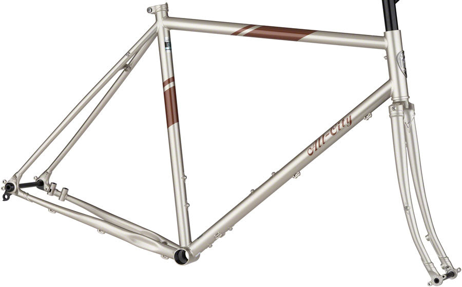 DEMO All-City Space Horse Gravel Bike Frameset - 700c/650b, Steel, Champagne Shimmer, 52cm, GRADE A