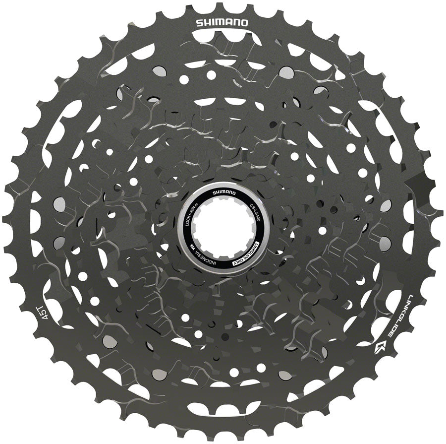 NEW Shimano CUES CS-LG400-11 Cassette - 11-Speed, LINKGLIDE, Black - Around the Cycle