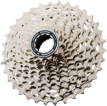 NEW Shimano 105 CS-R7101-12 Cassette - 12-Speed, 11-34t, HG L2, Silver - Around the Cycle