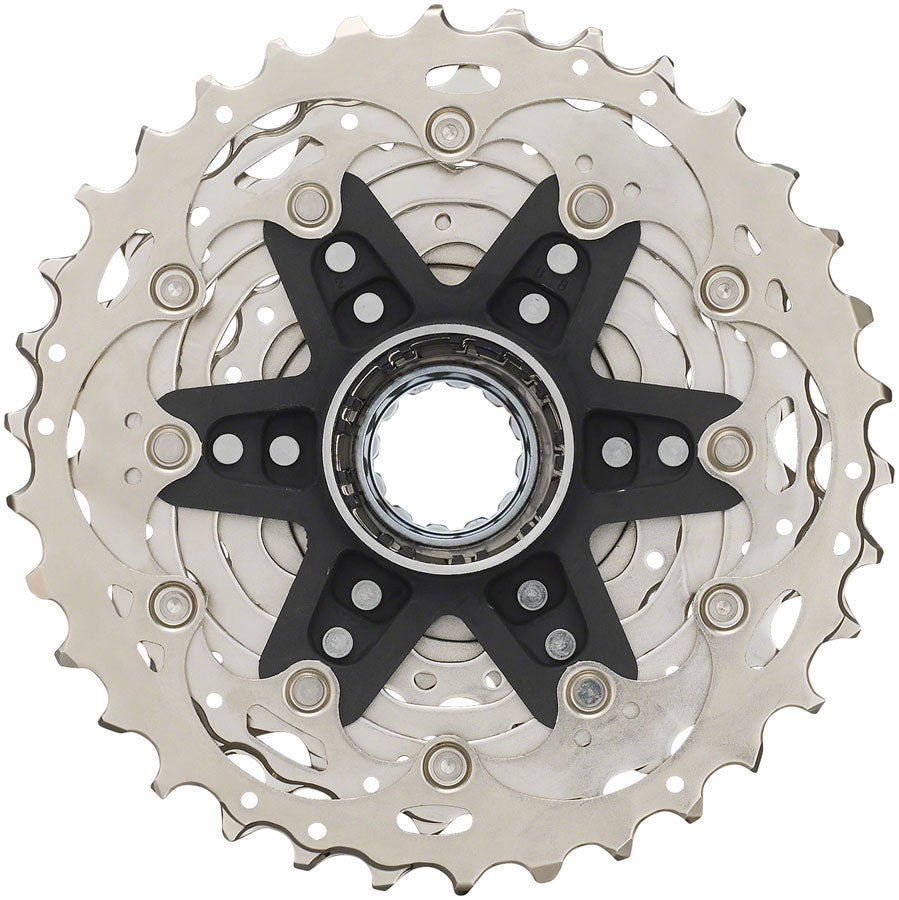 NEW Shimano 105 CS-R7101-12 Cassette - 12-Speed, 11-34t, HG L2, Silver - Around the Cycle