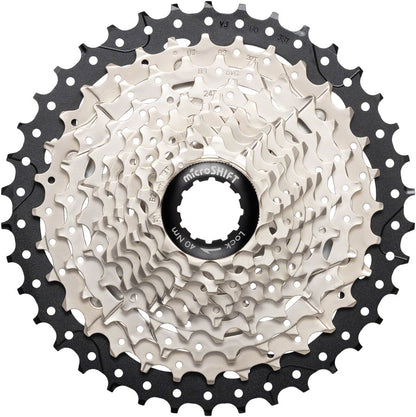 NEW microSHIFT Sword Cassette - 10-Speed, 11-38t, Alloy Spider, Satin Nickel - Around the Cycle