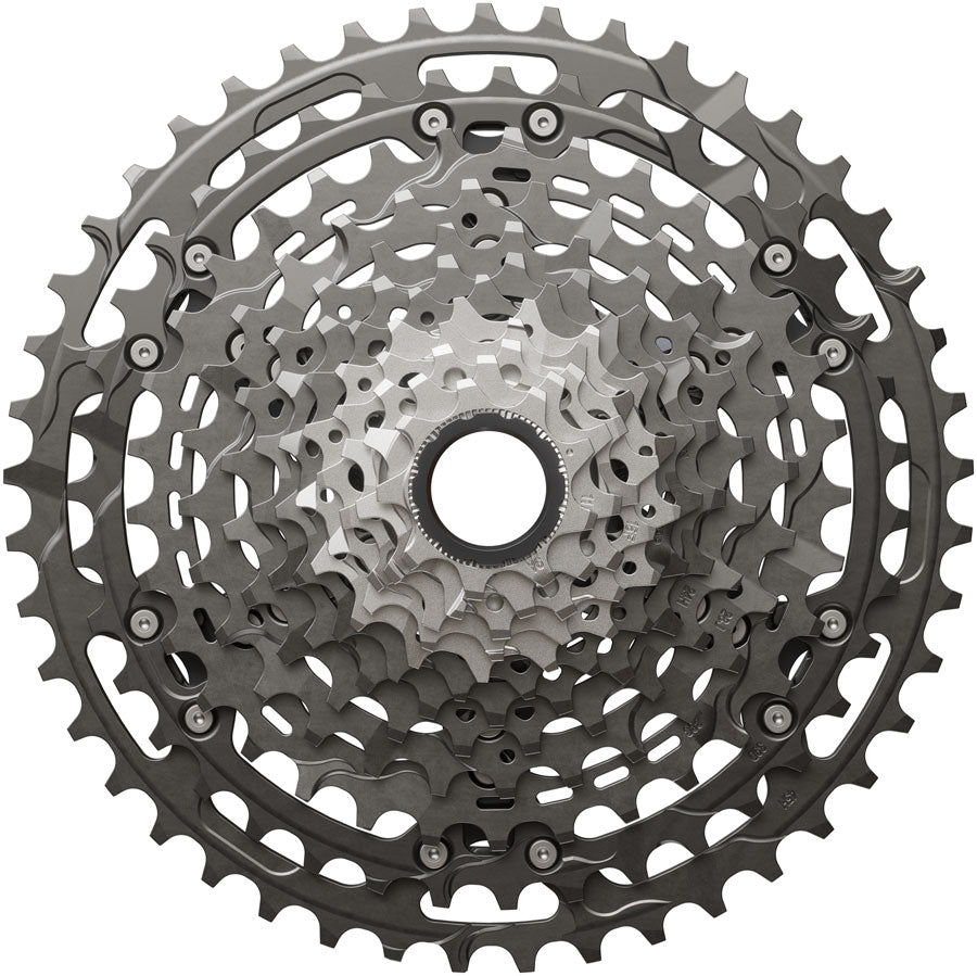 NEW Shimano XTR CS-M9200-12 Cassette - 12-Speed, Hyperglide+, Micro Spline, Gray - Around the Cycle